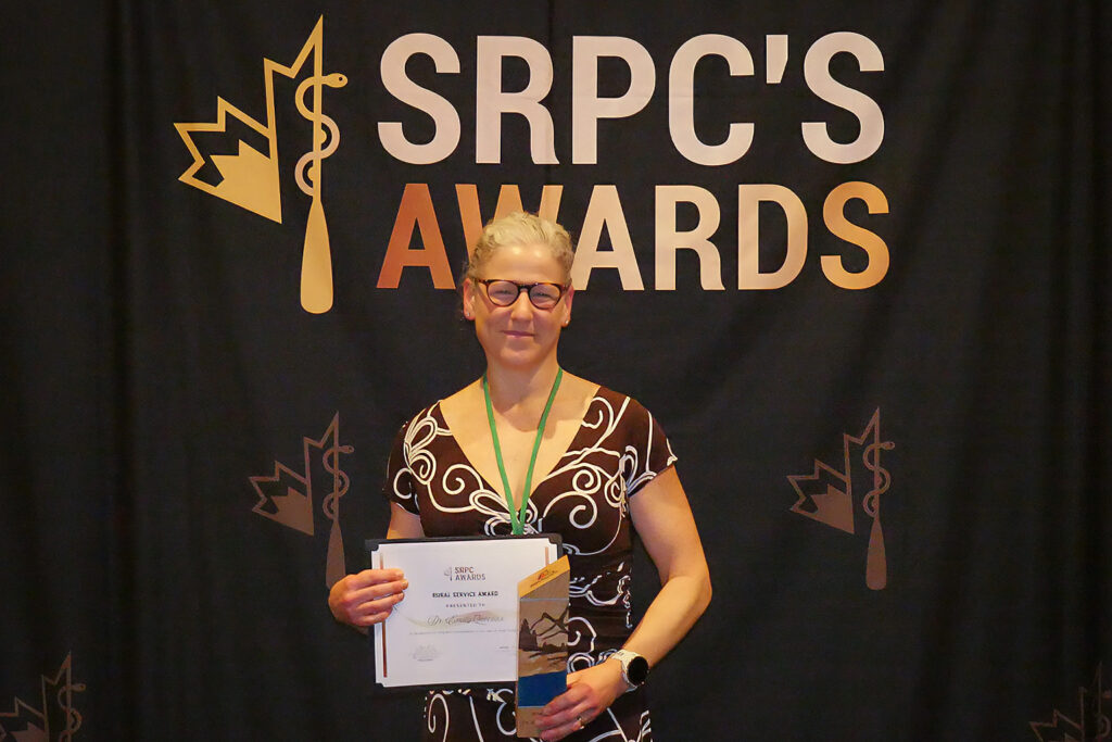 Dr Emily Queenan srpc rural service award