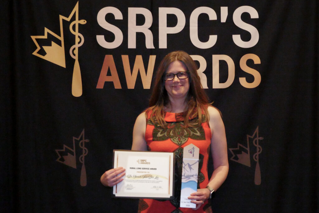 Dr Sara Van Der Loo srpc rural long service