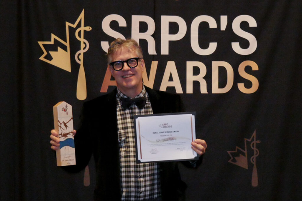 Dr Sean Moore srpc rural long service