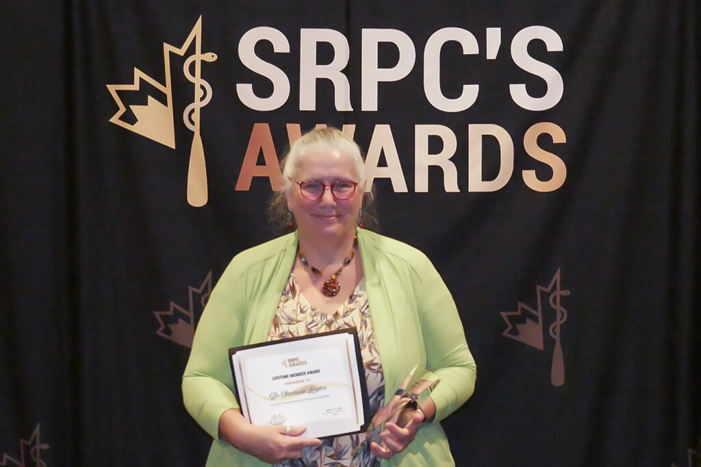 Dr Stephanie Langlois srpc lifetime member