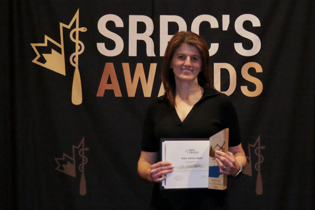 Dr Tania Sullivan srpc rural service award